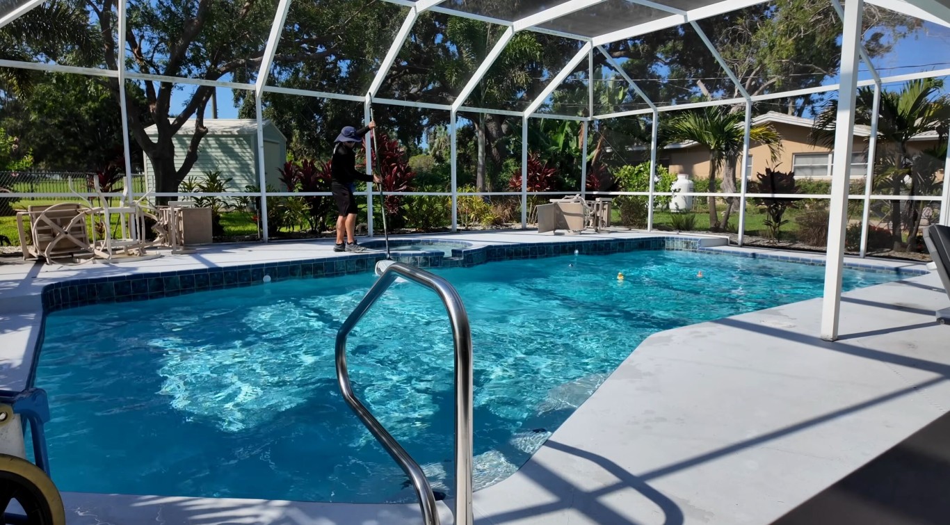 Safe professional pool cleaning service for residential pools in Sanford, FL