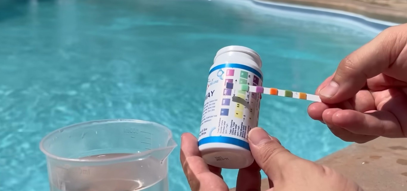 Professional pool water testing and chemical balancing in Sanford, FL